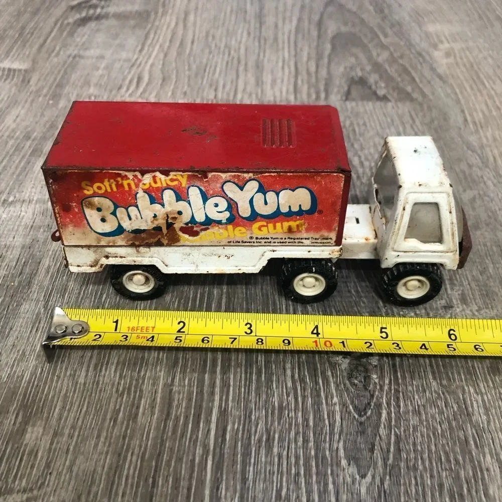 Vintage Buddy L Soft 'n Juicy Bubble Yum Bubble Gum Pressed‎ Steel Toy Truck